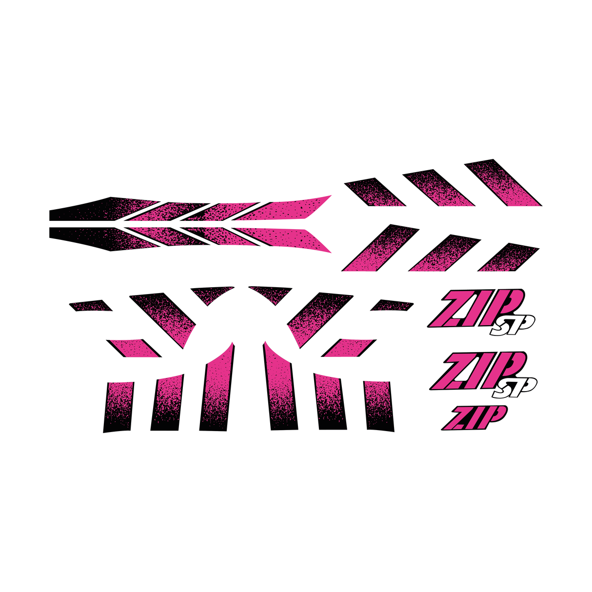 Stickerset Piaggio Zip SP H2O Origineel Model