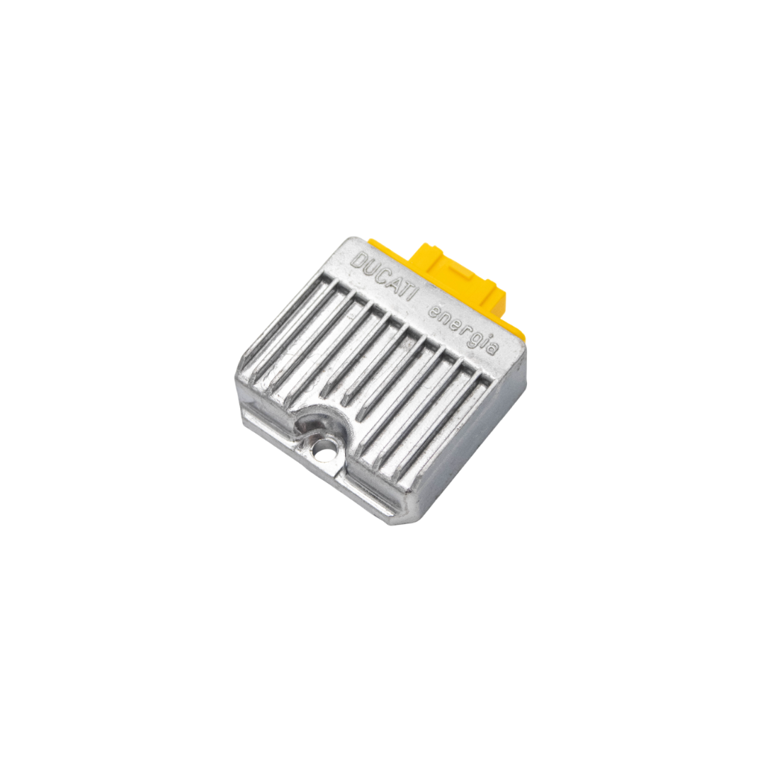 Regolatore di tensione Ducati giallo a 5 pin Piaggio E2 scooter