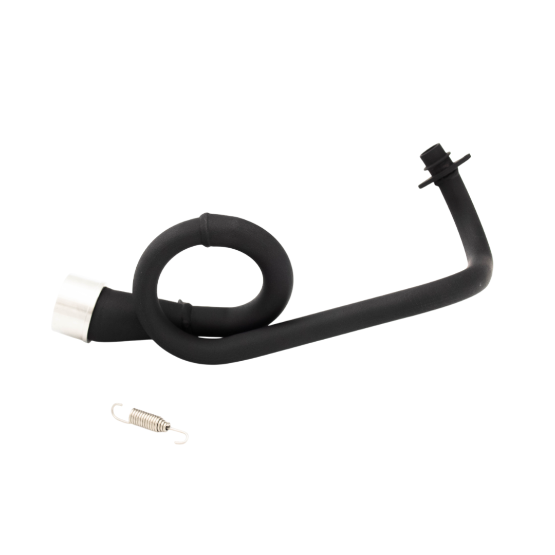 Bend d'échappement Turbokit noir - Piaggio 4T 2V