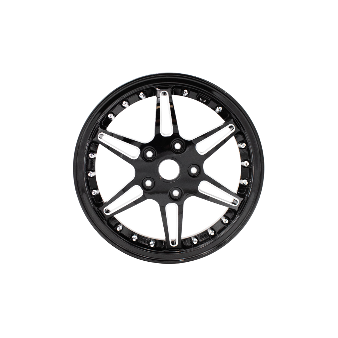 Velgenset Double Disc Shine Black Vespa Sprint/GTS - Sports