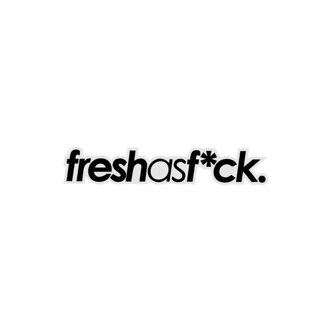 Sticker Fresh As F*ck - 11,3x2CM