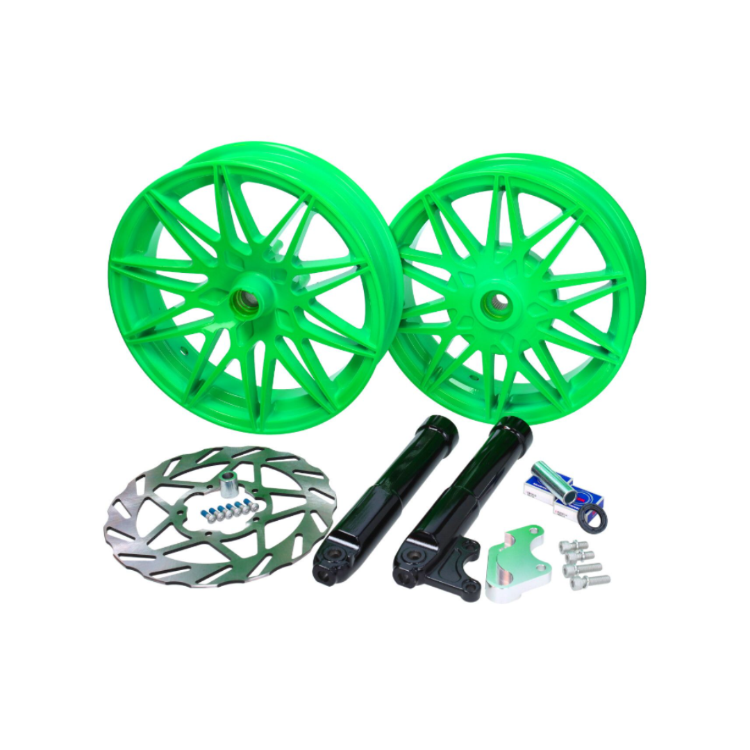 Velgenset Special Fluo Groen Piaggio Zip