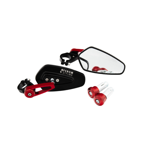 Rétroviseurs d'extrémité de guidon universels