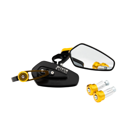 Rétroviseurs d'extrémité de guidon universels