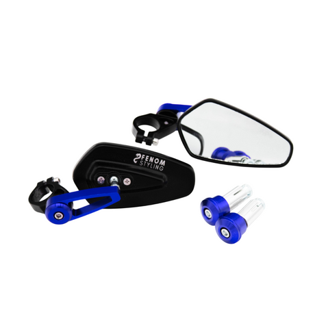 Rétroviseurs d'extrémité de guidon universels