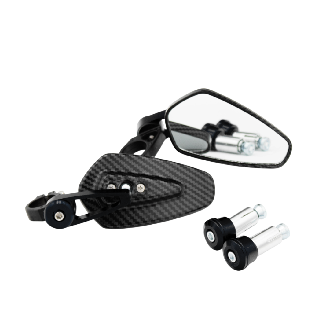 Bar End Spiegels Carbon Universeel