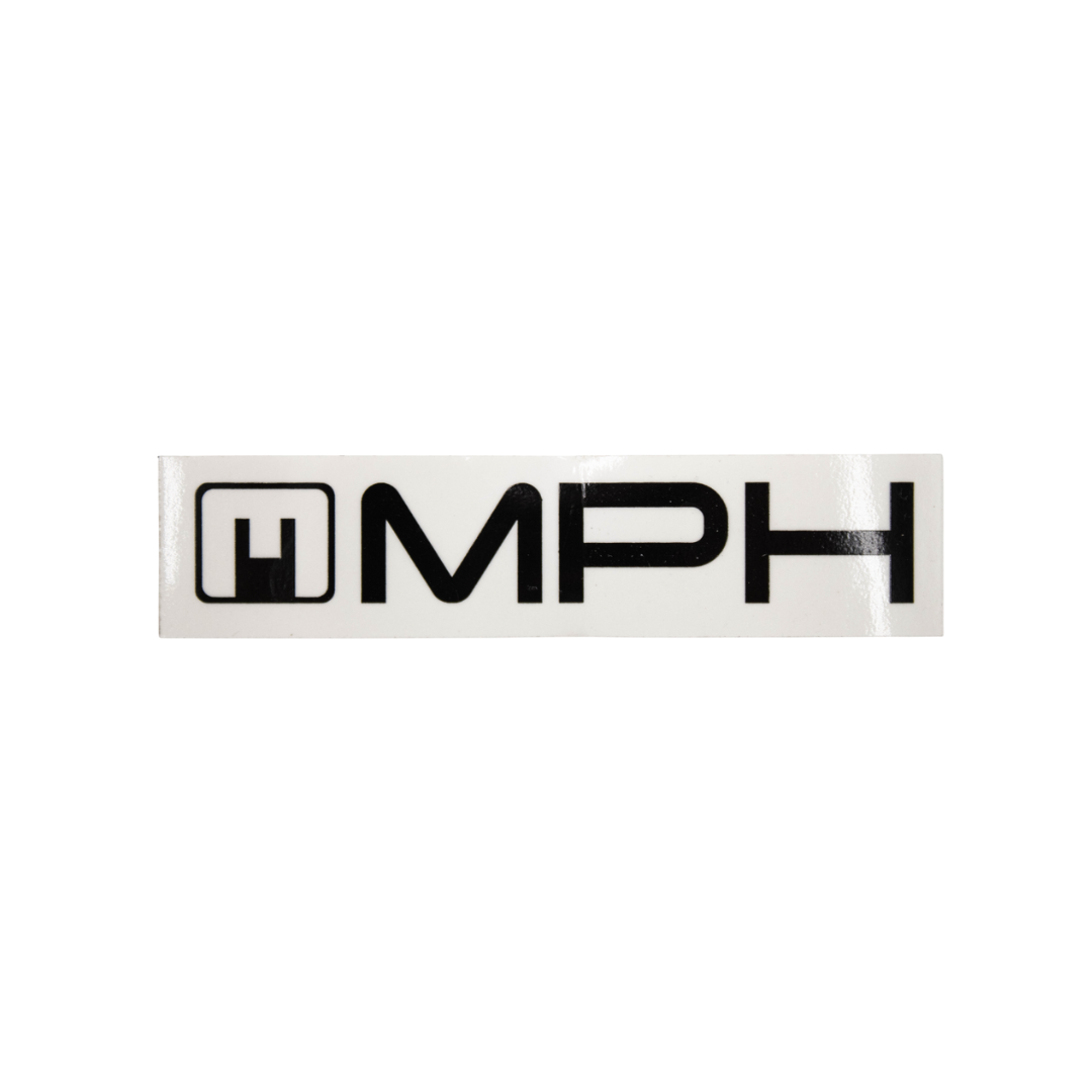 Sticker MPH Zwart / Wit