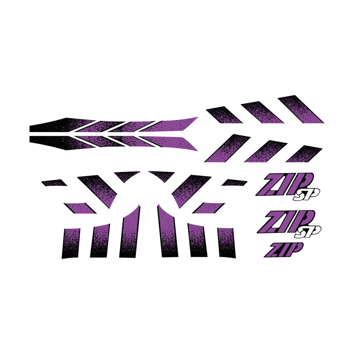 Stickerset Piaggio Zip SP H2O Origineel Model