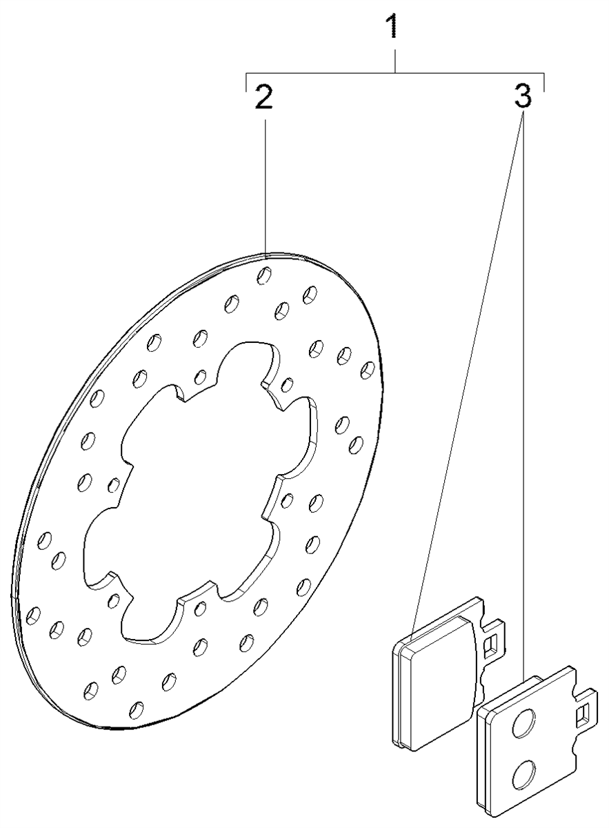 Vespa LX 50 2T - Remdelen