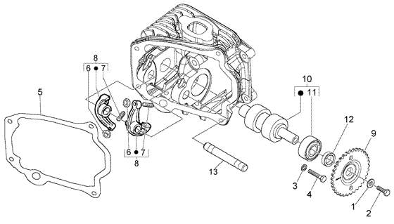 Vespa LX 50 4T - Stabilisatorstang