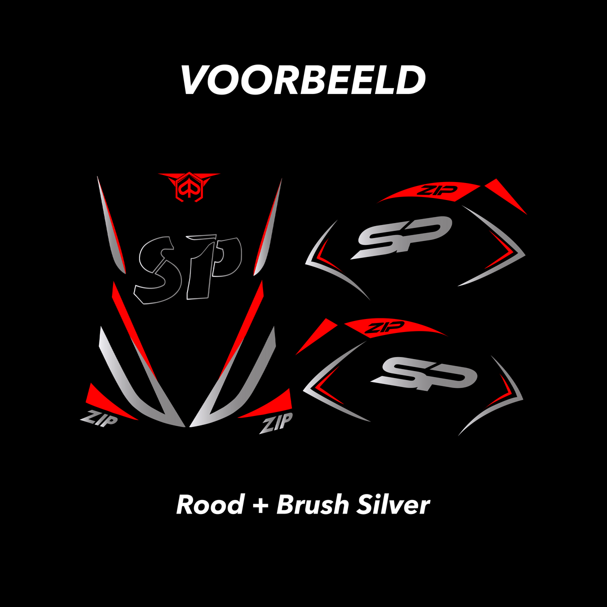 Stylingkit Voor Stickerset Special Piaggio Zip SP