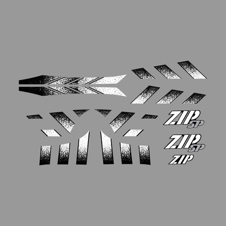 Stickerset Piaggio Zip SP H2O Origineel Model