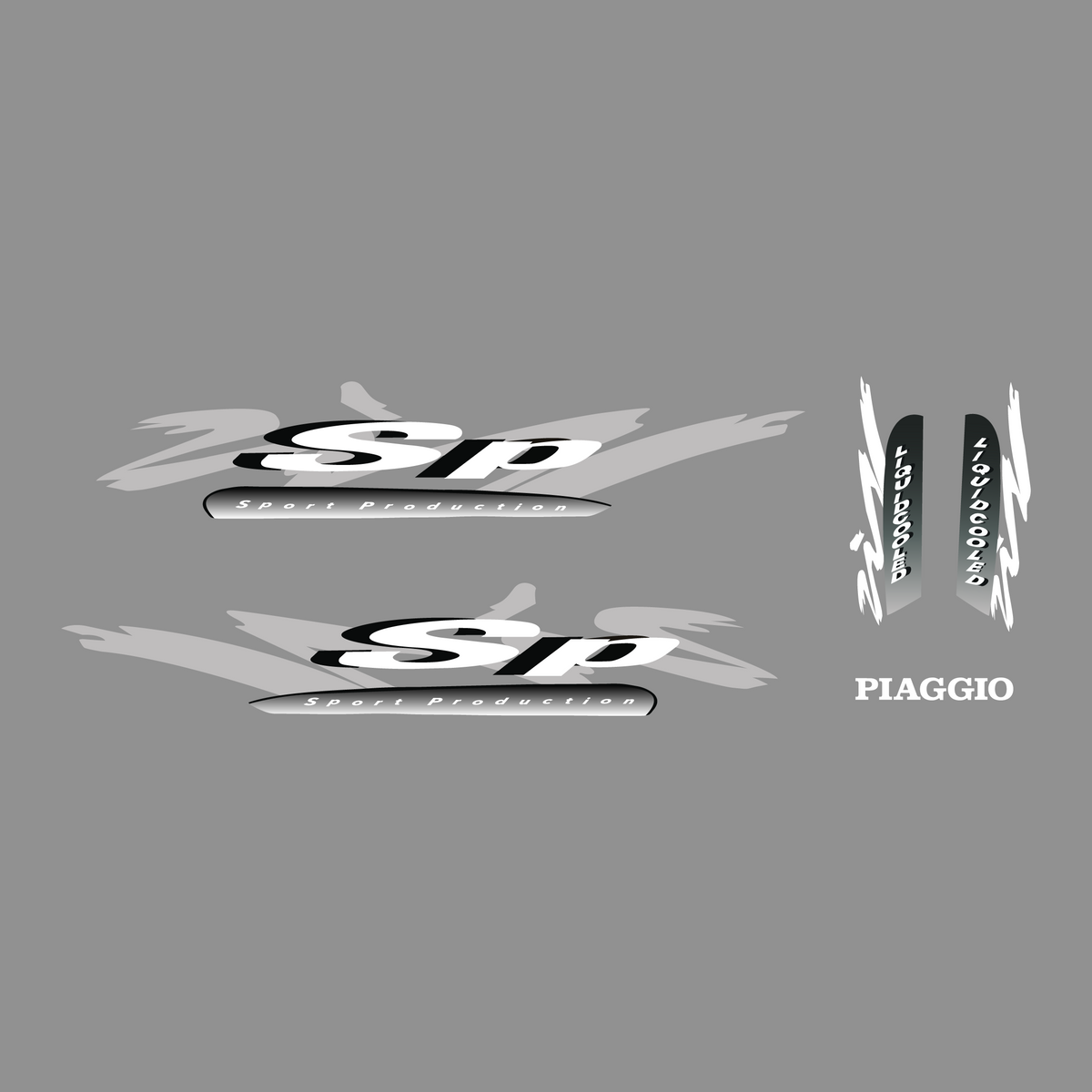 Stickerset Piaggio Zip SP98 Origineel Model