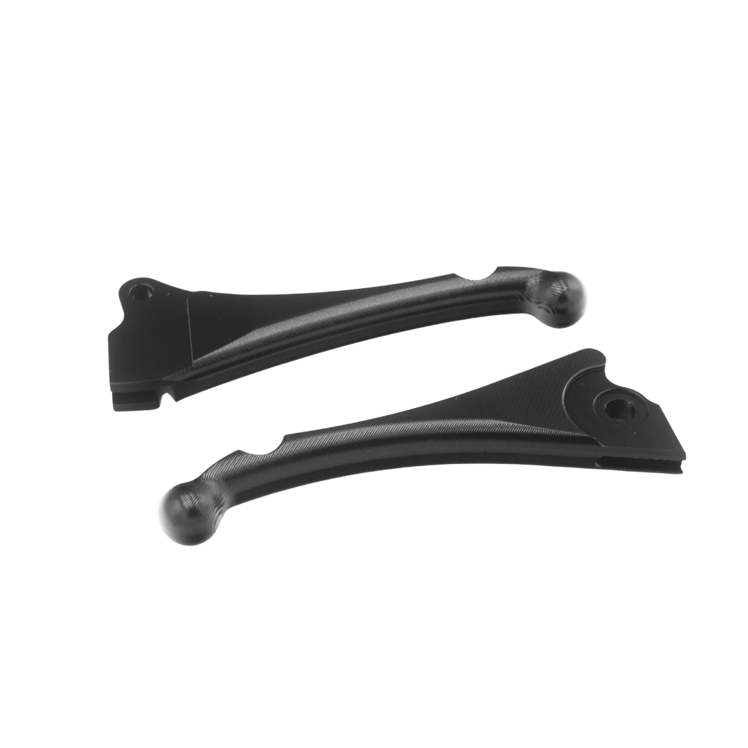 Remhendelset Fenom CNC Glans Zwart Kort Piaggio / Vespa