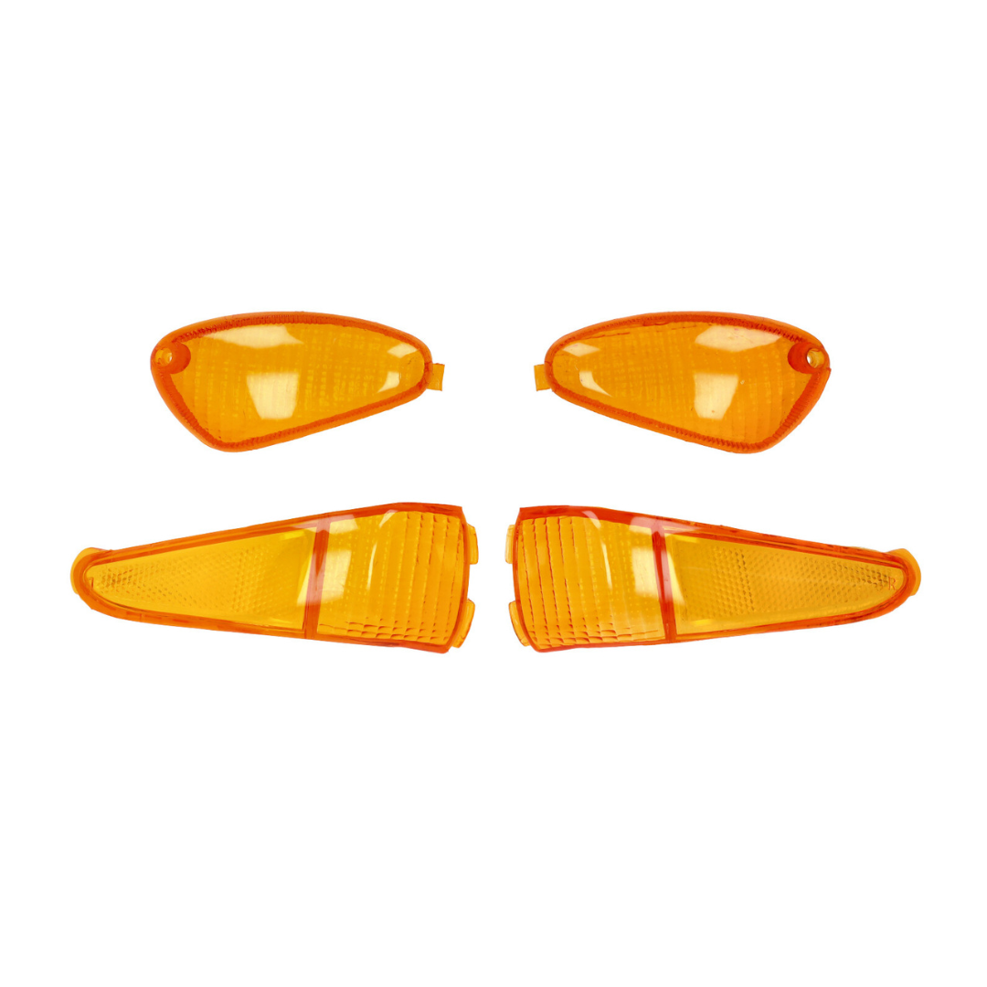 Knipperlichtglas Set Oranje Gilera Runner SP 50-180cc 2 Takt