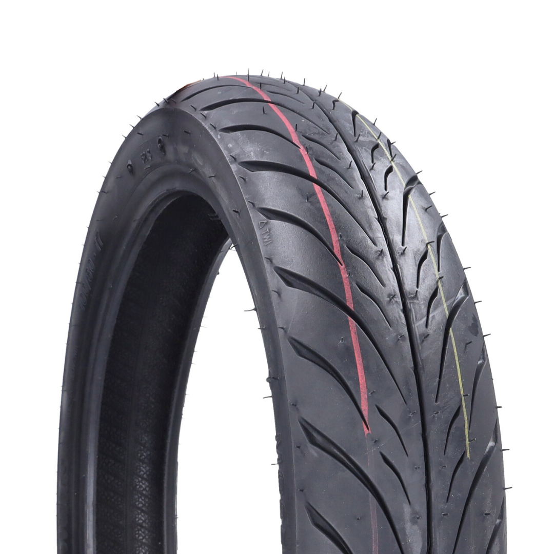 Buitenband Mitas 100/80-17 62S TL Slick Derbi Senda Voorband