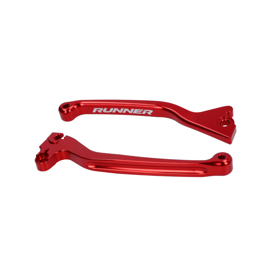 Bremhebelsatz Rot Fast Arrow Pro CNC Einzelscheibe Gilera Runner 50-180cc 2-Takt