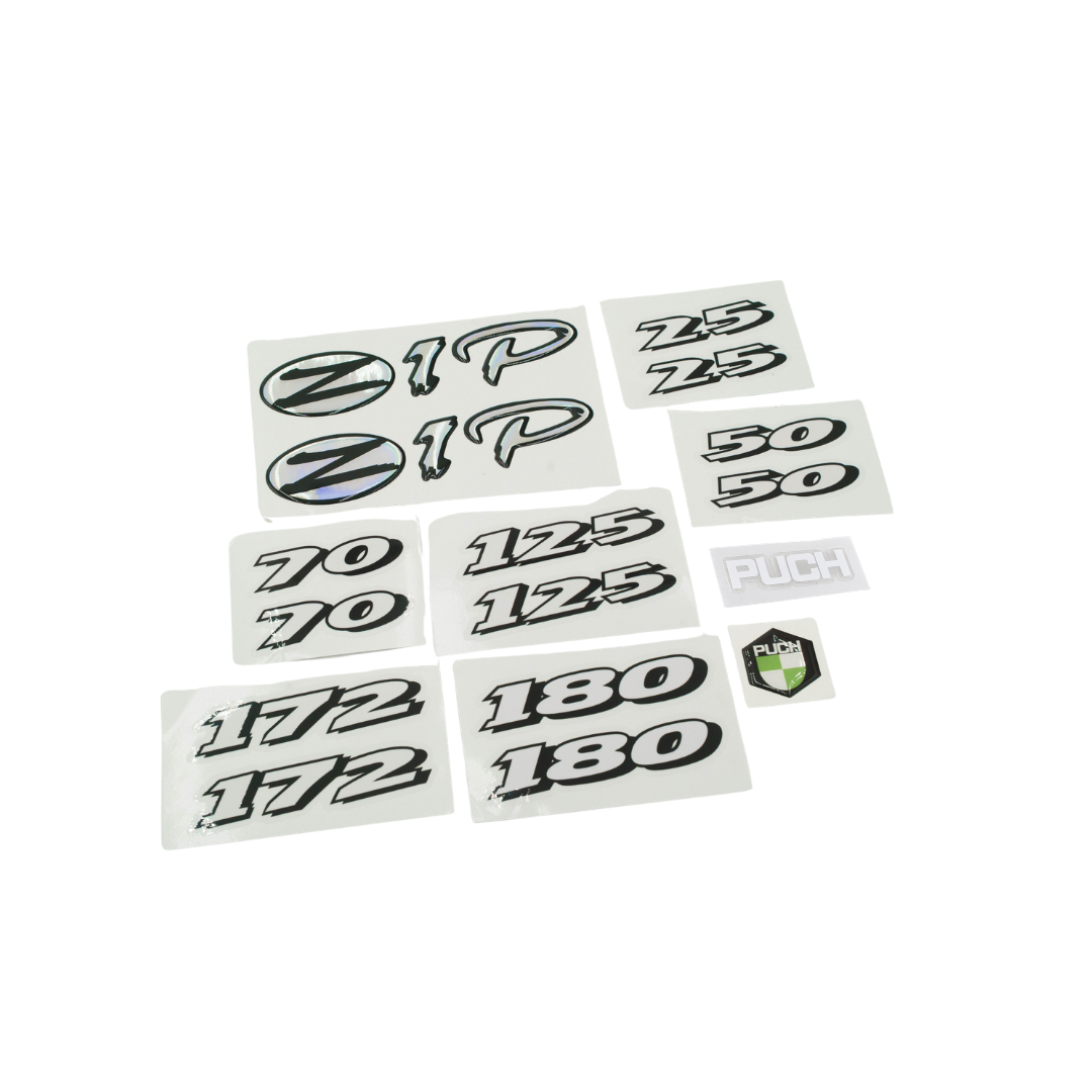 Stickerset Piaggio Zip Type 3 Origineel Model