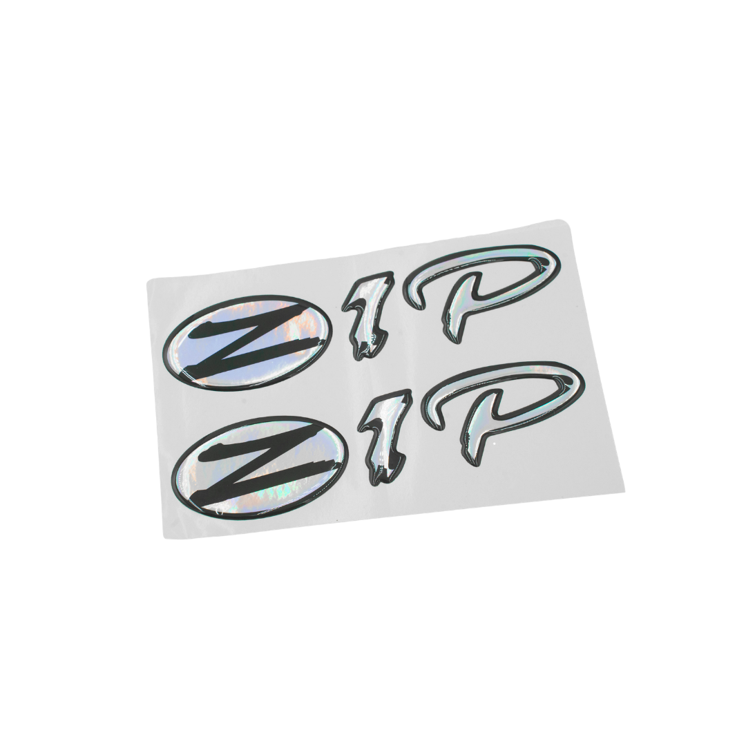 3D Zip Stickers Zijkant Piaggio Zip Type 3 Origineel Model