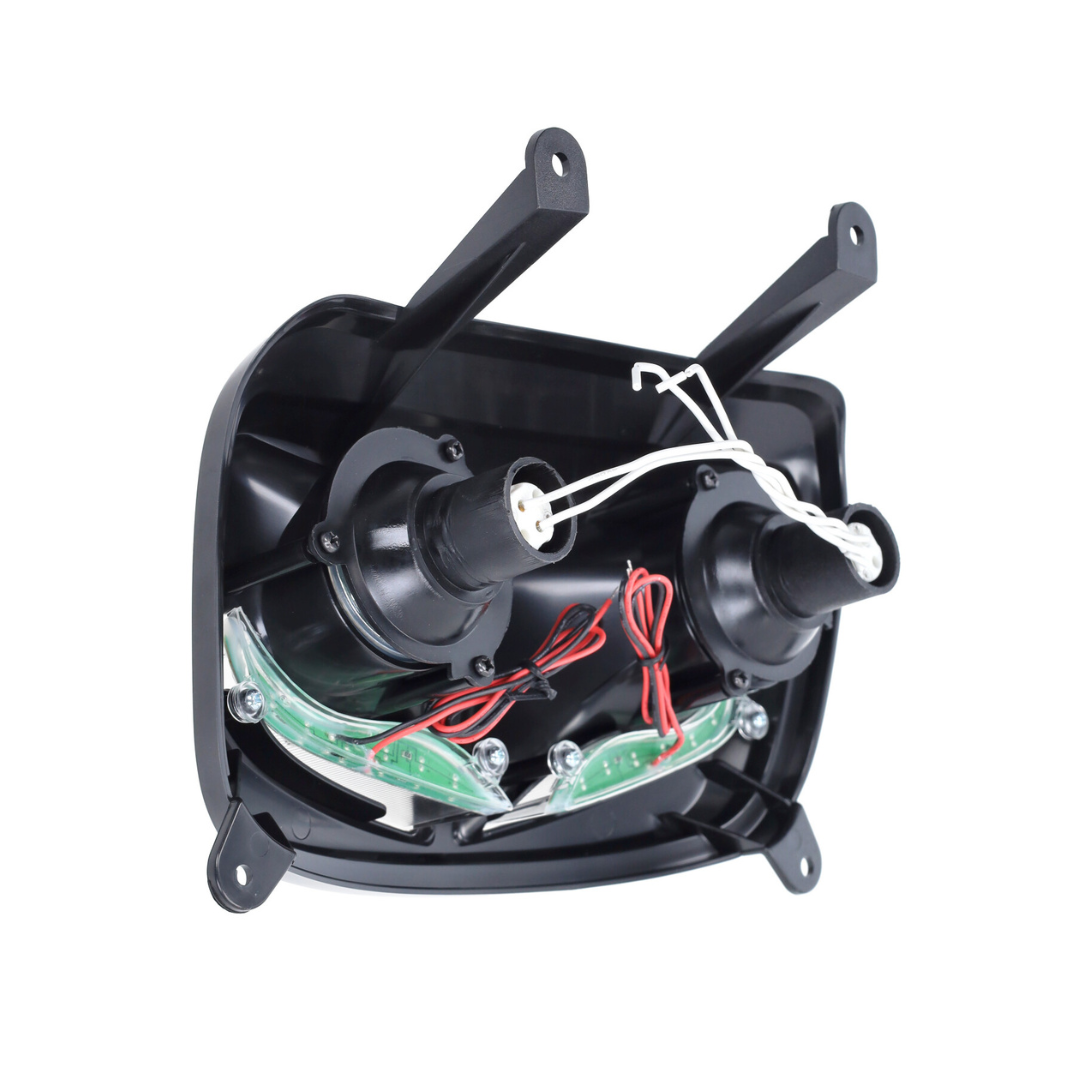 Black Headlight 'Booskijker' MBK Booster / Yamaha BW's