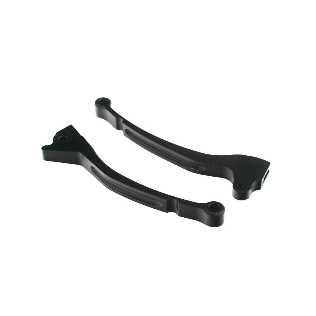 Remhendelset CNC Glans Zwart Piaggio / Vespa