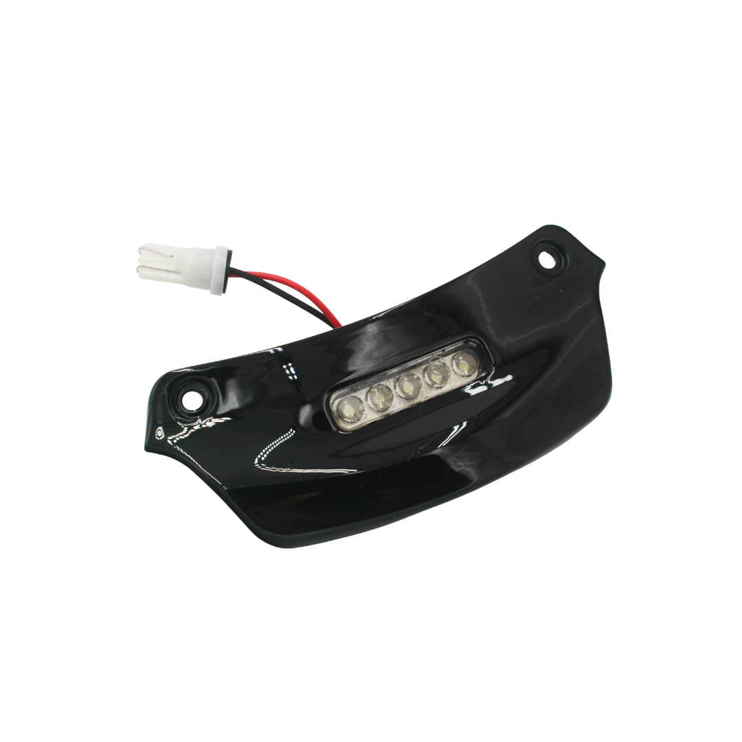Verlichting Kentekenplaat Led Compleet Glans Zwart Vespa Sprint / Primavera