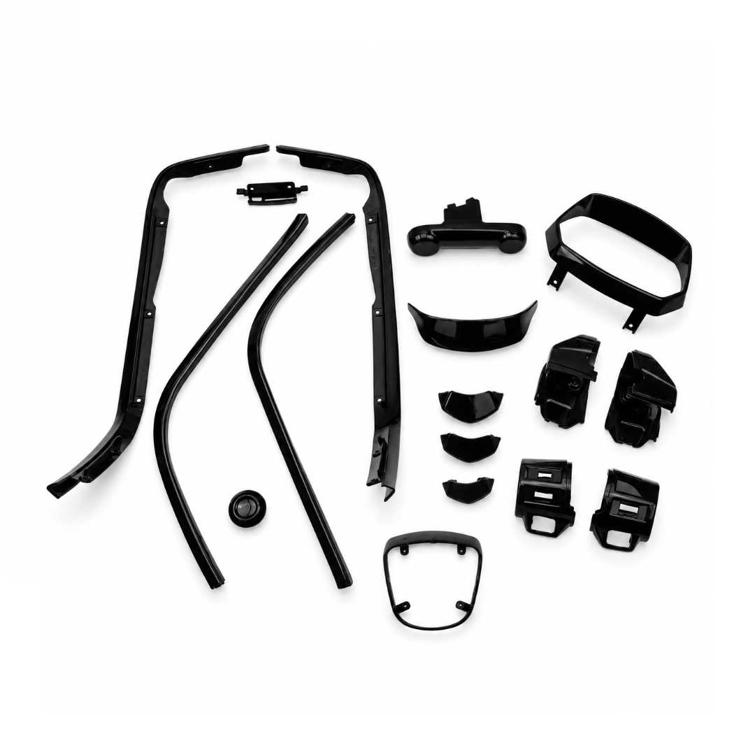 Complete Styling Kit 17-Piece Gloss Black Vespa Sprint 2018