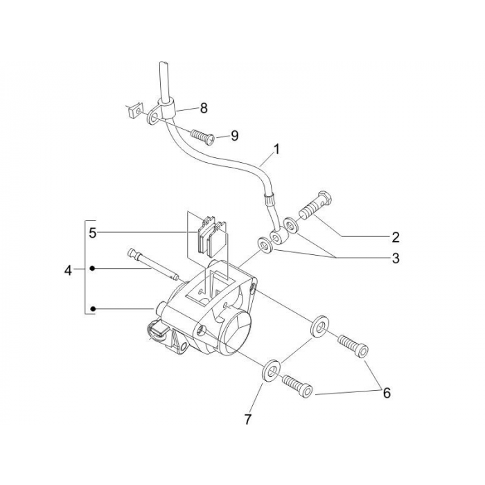 Bremsschläuche - RALDS für | ZIP 50 4t 25 km/h Noabs E2 2006-2016 (EMEA)