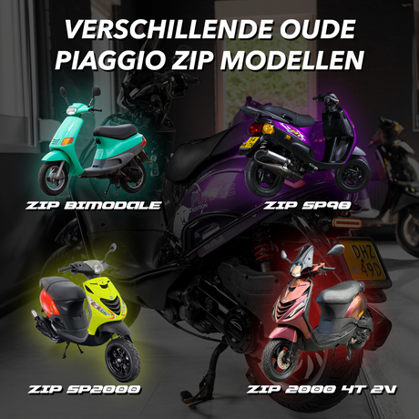 De verschillen in de oude modellen van de Piaggio Zip!