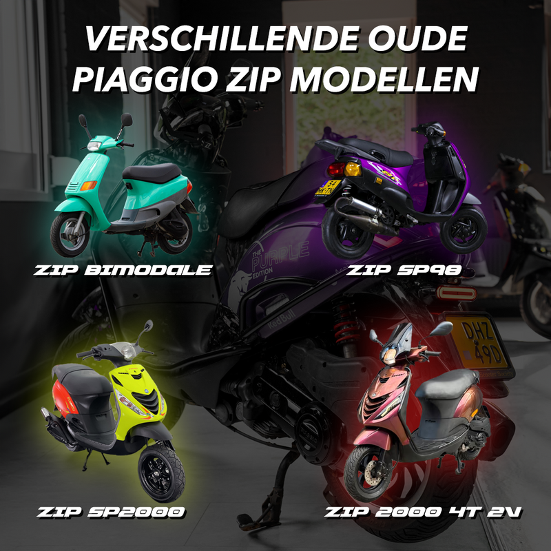 De verschillen in de oude modellen van de Piaggio Zip! – Fresh Parts