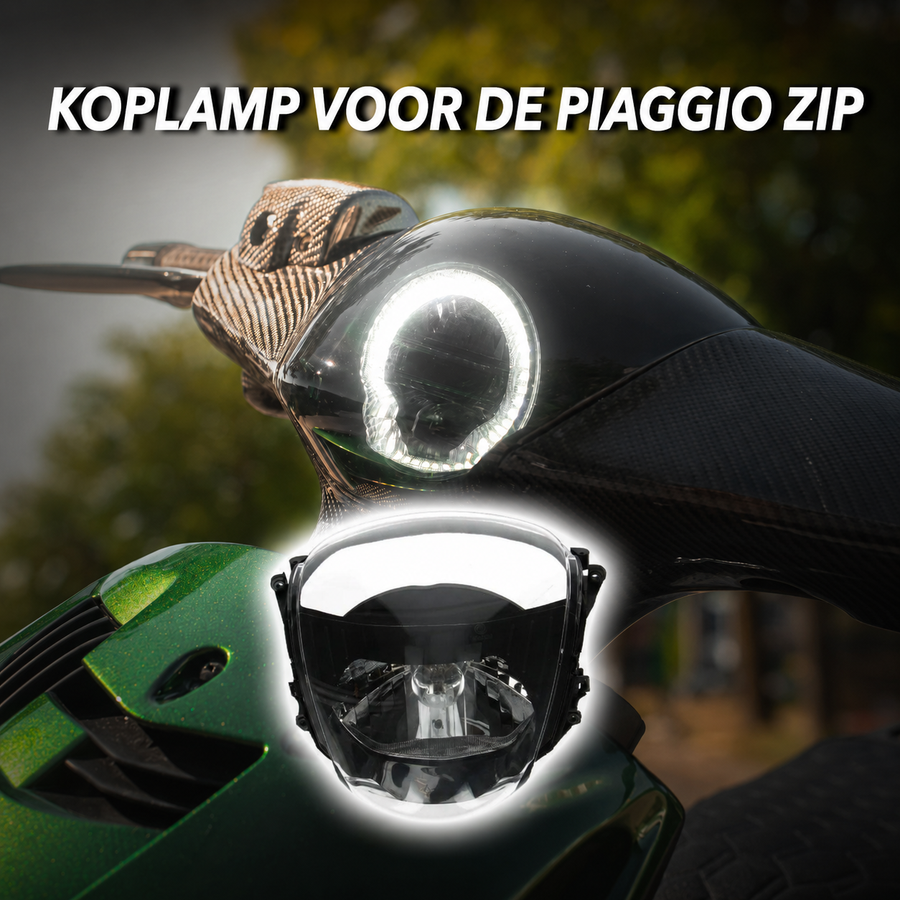 Koplamp voor de Piaggio Zip