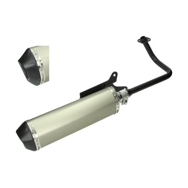 Sport Exhaust Aluminum / Black fits La Souris Sourini / BTC Riva