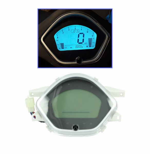 Mileage counter Digital blue BTC Riva / GTS Toscana Round Headlight