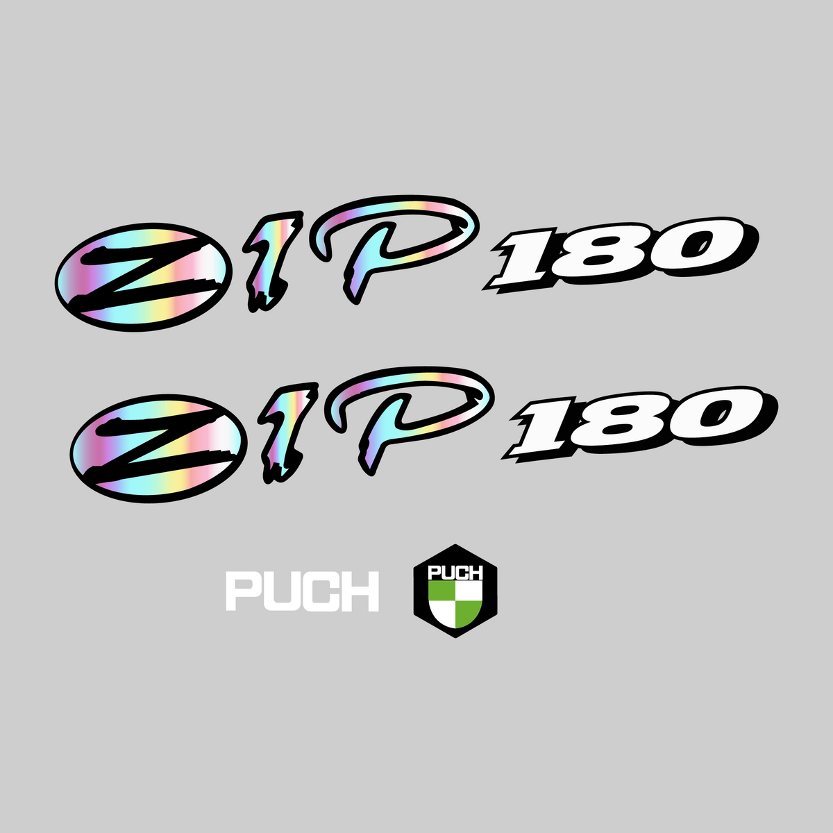 Stickerset Piaggio Zip Type 3 Origineel Model