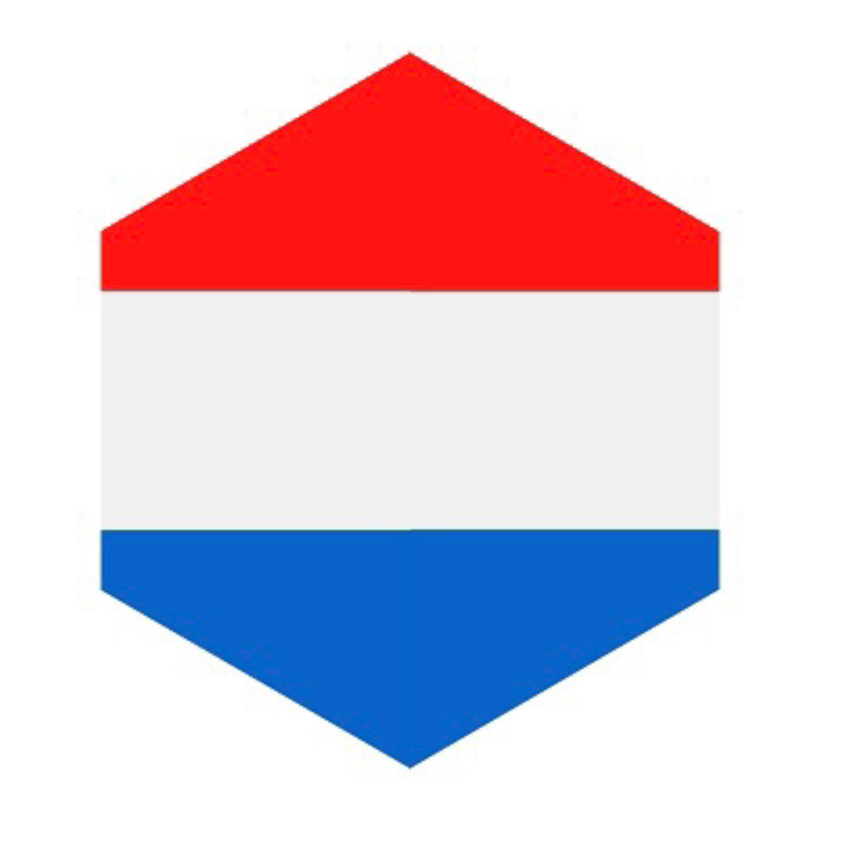 Logo de couverture avant 3D/autocollant drapeau néerlandais Zip