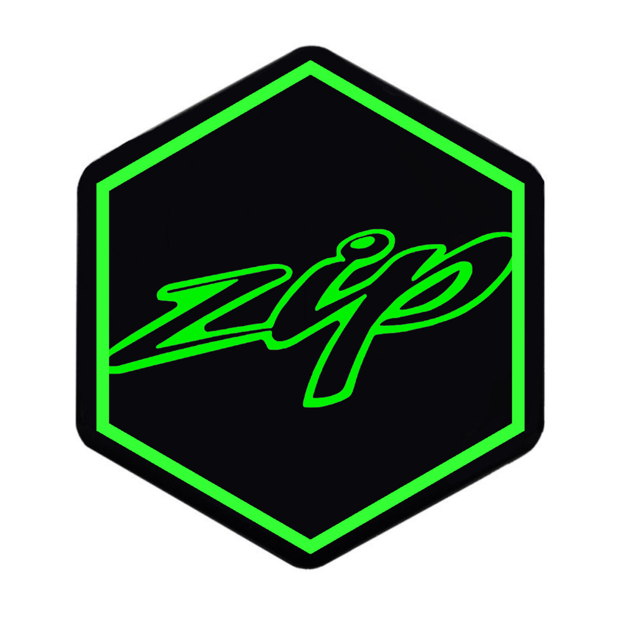 3D Voorkaplogo/Sticker Zip