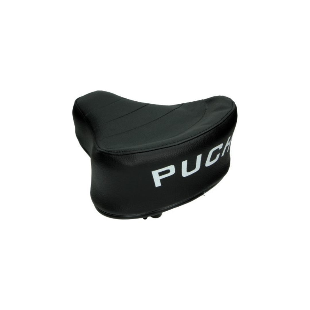 Selle Avec Impression Puch Modèle Épais Noir Pour Puch Maxi (Fabriqué En UE)