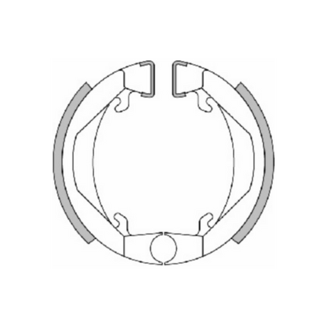 Remsegmentset Polini 80X18Mm Voor/Achter Past Op 103Spx 103 Camino Maxi Px 176.1241