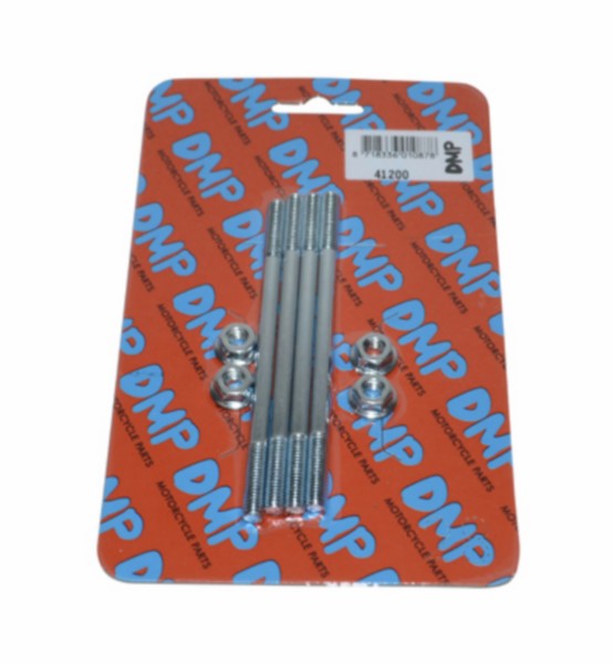 tapeind DMP cilinder + moer m6x107mm 4pcs past op maxi, mojito, puch, sco piaggio 2t