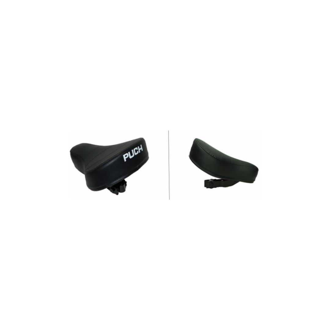 Selle avec imprimé plat (fabriqué en UE) noir pour Puch Maxi