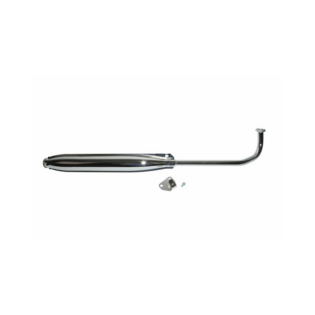 Exhaust CPL Tecno Mod. STD Snel Euro-2 Chrome 22mm fits on A35 (made in EU)