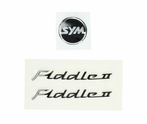 Sticker set Black Sym Fiddle 2