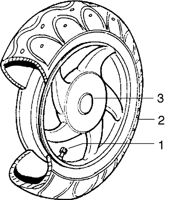 Zip SP98 - Achterwiel/velg