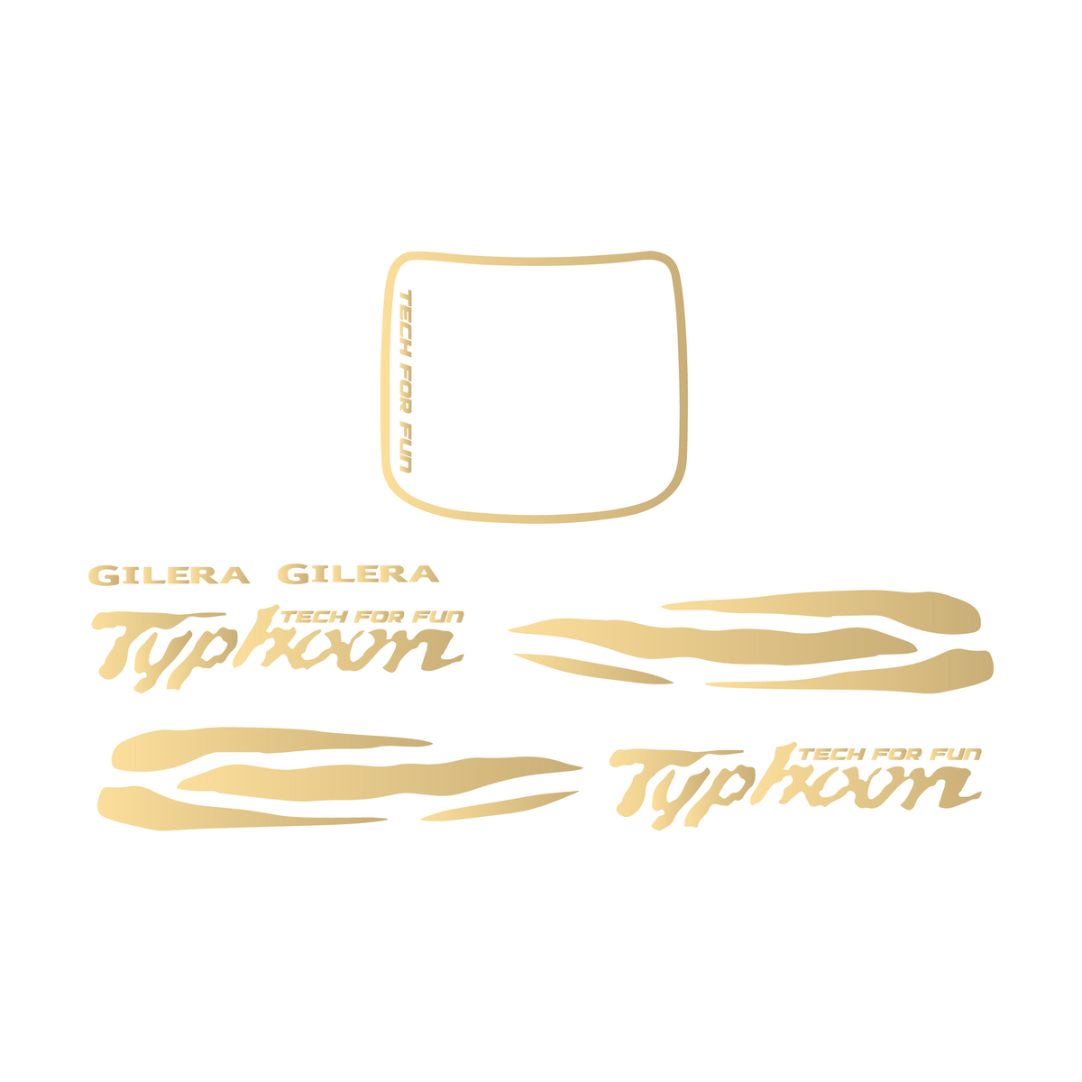 Waves Sticker Set Piaggio / Gilera Typhoon