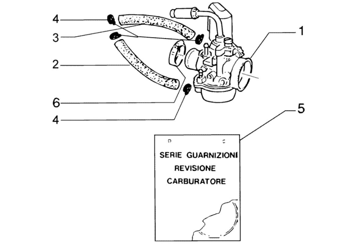Gilera DNA 50 2T E2 2005 - Carburateur