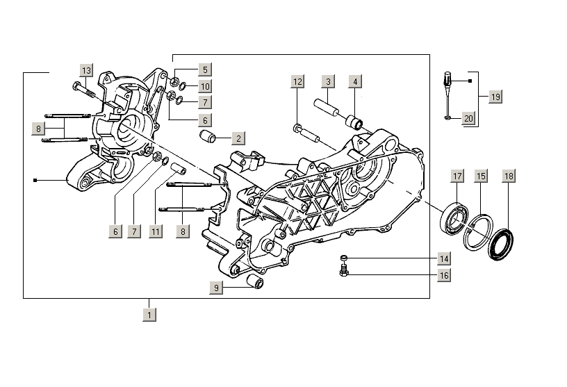 Gilera Stalker 50 2T E2 2005-2006 - Carter