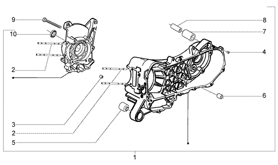 Vespa LX 50 4T 2005-2012 - Carter