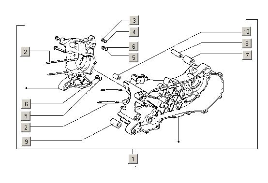 Gilera Stalker 50 2T E1 1998-2005 - Carter