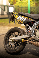 KRM Uitlaat Zwart 80-90cc Derbi