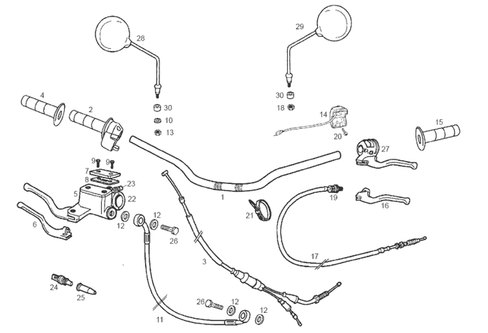 Derbi Senda SM 50 2T 3ª ED X-Treme E2 2006 – Hoofdremcilinder Schakeleenheid